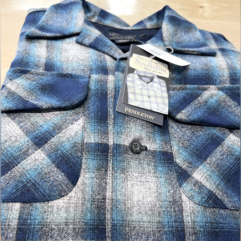 Pendleton THE ORIGINAL BOARD SHIRT 100% Virgin Wool - Picture 2 of 16
